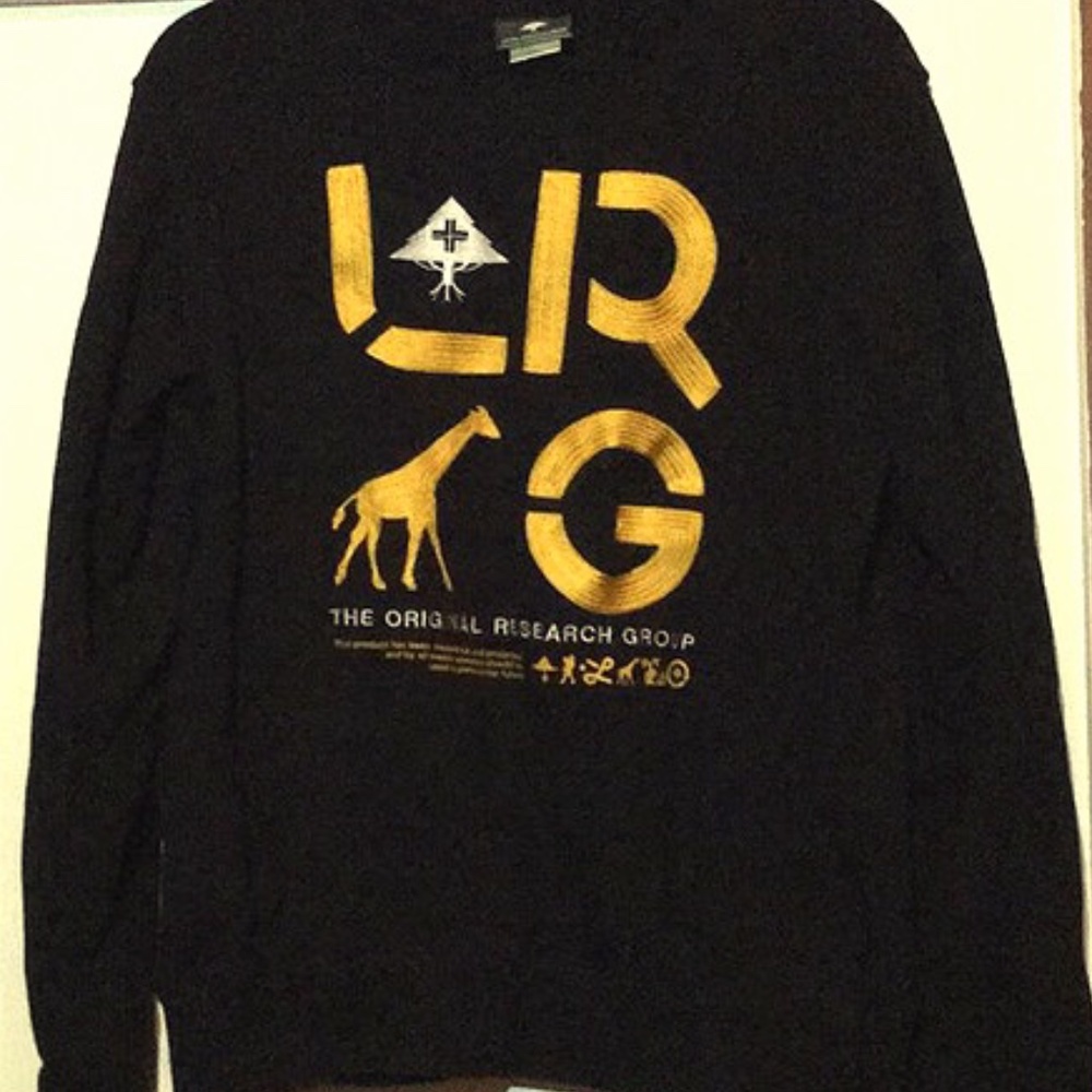 LRG Lifted Research Group sweatshirt embroidered